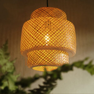 premium quality bamboo lampshade pendant style