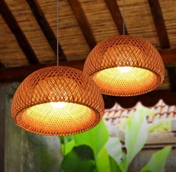 made by hand Bamboo Lampshade