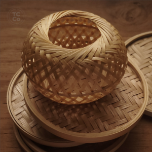 Handmade bamboo dining table accessories for daily usage