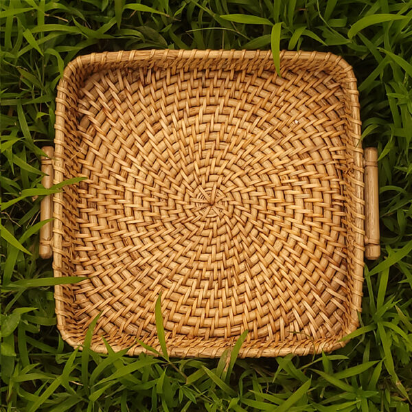 handmade Cane Tray